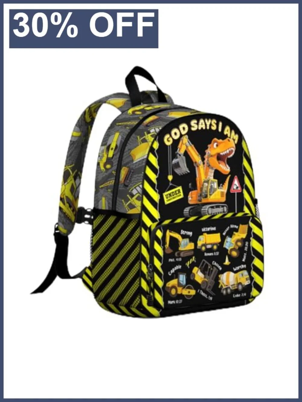 Dinosaur Kids Backpack Boys Girls Lightweight Water Resistant School Bookbag